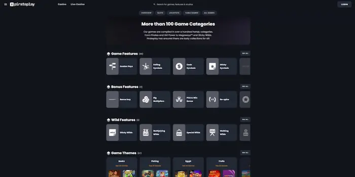 PiratePlay Casino category